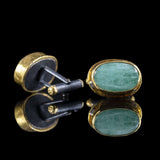 Emerald & Gold Cufflinks III