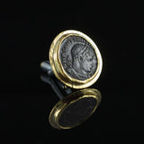 Roman Empire Copper Coin & Gold Cufflinks III