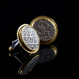 Mughal Coin & Gold Cufflinks