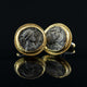 Roman Empire Copper Coin & Gold Cufflinks VI